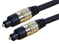 Pro Signal PSG00937 TOSLink Optical Audio Lead with Gold Plated Heads, 3m, Black