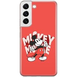 ERT GROUP mobile phone case for Samsung S22 original and officially Licensed Disney pattern Mickey 044 optimally adapted to the shape of the mobile phone, case made of TPU