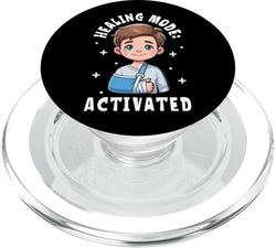 Modo de curación activado - chico clavícula rota PopSockets PopGrip para MagSafe