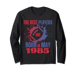 Los mejores jugadores de baloncesto nacen en mayo de 1985 rugby Manga Larga