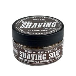 Nordic Shaving Jabón de Afeitar Pine Tar Soaps 80g, Único, Estándar