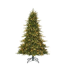 Black Box Trees Boyle - Albero di Natale artificiale con illuminazione a LED - H215 x Ø142 cm - Verde