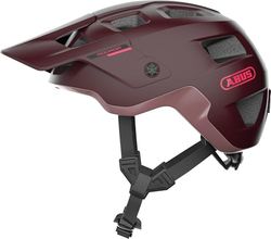 ABUS MTB-helm MoDrop - robuuste fietshelm met goede ventilatie voor mountainbikers - individuele pasvorm - unisex - donkerrood, maat M