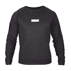 MOROTAI Sudadera para Hombre NKMR S Bloc Logo Gris Oscuro, XXL