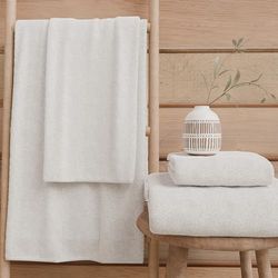 PETTI Artigiani Italiani - 100% Cotton Terry Bath Towels, 1+1 Towel Set, 2 Pieces 1 Face Towel and 1 Hand Towel, White Towels