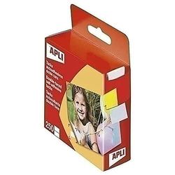 APLI 114 Tacks Autoadhesivos Doble Cara Caja Expendedora,12 X 16 Mm X 114