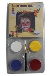 Eulenspiegel 203101 - make-up set make-up met de muis voor ca. 40 maskers, make-up kleuren, carnaval, themafeest