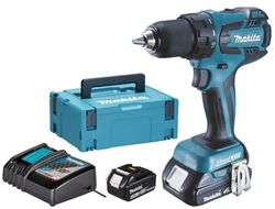 Makita DDF459RMJ - Taladradora inalámbrica (18 V, 4,0 Ah, 2 baterías y cargador en embalaje MAKPAC)