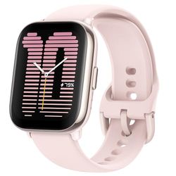 Amazfit Active 42mm Smartwatch med Zepp Coach, Beredskap, GPS, Routenavigation, Bluetooth-Anruf, Musikspeicher, 14-Tage-Akku, fungerar med Alexa