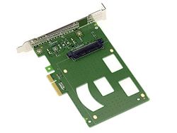 KALEA-INFORMATIQUE Scheda controller PCIe x4 tipo PCIe 3.0 per SSD PCIe NVMe U.2 U2 a 68 pin SFF-8639. Montaggio diretto sulla scheda senza cavi.