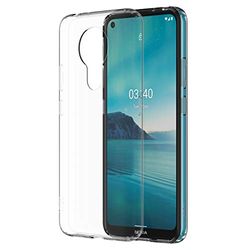 Nokia CC-134 Coque de Téléphone Transparente Conçu pour Nokia 3.4, Housse de Protection pour Téléphone, Antichoc, Bords Surélevés Arrondis pour la Protection de l'Écran, Transparente