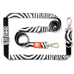 Max & Molly 4897039632144 Comfortabel, veilig, gevoerd neopreen, koel en flexibel, multifunctioneel linnen, XS, zebra