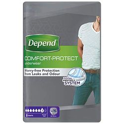 Depend Biancheria intima assorbente assorbente, taglia L/XL, da uomo, 54 pezzi