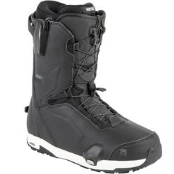 Nitro Męskie deski snowboardowe Profile TLS 23 All Mountain Freestyle Highend Premium system szybkiego sznurowania Step On Boot Snowboard, Black, MP 29,5 // EU 44 2/3 // US 11,5