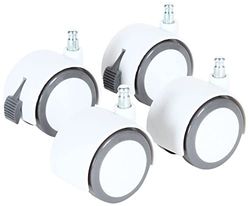 Conjunto de rodas babybay parquet/rodas para todos os modelos babybay, do berço de colecho ao moisés, branco
