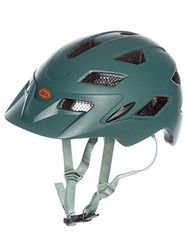 BELL Kinderfietshelm Sidetrack Jeugd, mat donkergroen/oranje, Unisize 50-57 cm UK