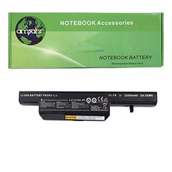 AMSB6| Amsahr W240BUBAT-3-03 Replacement Battery for CLEVO W240BUBAT-3, W251EU, 6-87-W240S-4PF, VNB142, W240BUBAT3, W240BUBA-6 - Includes Stereo Earphone ()