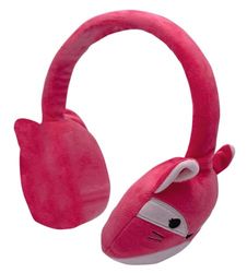 WONDEE - SQUISHMALLOWS Cuffie ufficiali per bambini in peluche morbido e soffice - Regali originali per ragazze e ragazzi, cuffie audio per bambini Bluetooth senza fili per le orecchie