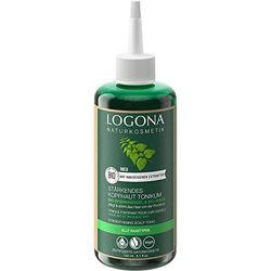 LOGONA Naturkosmetik Tonique fortifiant pour cuir chevelu à l'ortie et au bouleau bio - Tonique nourrissant pour cheveux et cuir chevelu - Eau capillaire au bouleau avec probiotiques naturels