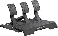 FANATEC CSL Elite Sim Racing Pedalen v2 – Set van 3 Pedalen (Koppeling, Rem, Gashendel), Plug-and-Play, Contactloze Hall-Sensoren, RJ12/USB voor PC, PS5, PS4, Xbox Series X|S, Xbox One