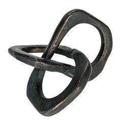 Bloomingville Antyczna metalowa figurka węzła, czarna, żelazo