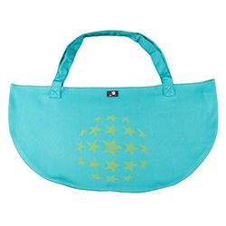 HOPPEDIZ Weegdoek voor hang-babyweegschaal, wiegtas van draagdoek, weegzak, design Los Angeles turquoise