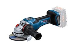 Bosch Professional BITURBO GWS 18V-15 PSC - Amoladora angular a batería (Brushless, 18V, Ø 125 mm, vel. regulable 3400 - 9800 rpm, hombre muerto, conectable, sin batería, en caja)