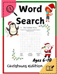 Word Search - Christmas edition - ages 6-10