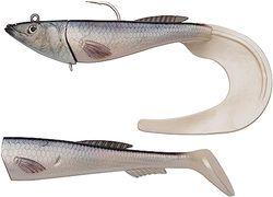 Berkley Powerbait Power Herring - Leurre Souple Polyvalent pour la Pêche en Mer, Founit avec deux Paddle pour le Lieu, Bar, Morue, Julienne et Merlan