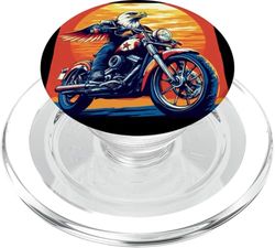 Traje de águila de motocicleta rugiente para hombre y mujer PopSockets PopGrip para MagSafe