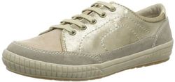 Jana Elda 8-8-23603-22-326 dam halvskor med snörning, Beige Pepper Comb 326, 40 EU X-Weit