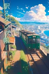 Japan Eki Stamp Book: Collect Station and Attraction Stamps Across Japan – Featuring Local Railway Illustration Cover - Green