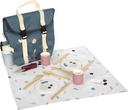 small foot Picnic Backpack tasty, picnic play set w/lots of wooden accessories, backpack for kids aged 3+ years, 12539