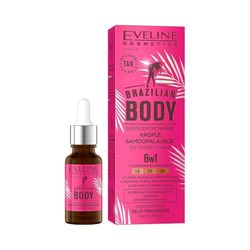 Eveline Cosmetics Brasiliansk body koncentrerad självsolbränning droppar för ansikte och kropp
