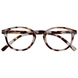 OPULIZE Zen Occhiali Da Lettura Luce Marrone Tartaruga Piccolo Uomo Donna Cerniere Molla R24-1T +2,00