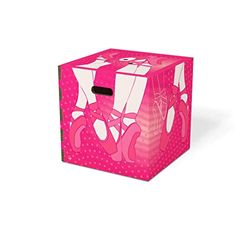 Cubo Boîte à jeux Ballet pour chambre avec illustration Chaussures de danse Taille moyenne 33 cm