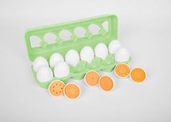 TickiT 74066 Number Match Egg Set