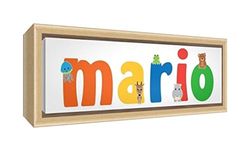 Little Helper LHV-MARIO-1542-FCNAT-15IT kunstdruk op canvas, natuur 34 x 88 x 3 cm Veelkleurig.