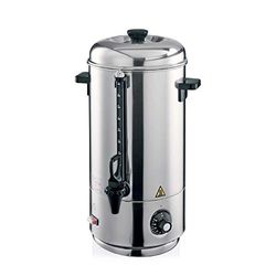 WAS 2605 300 - Hervidor de agua con asas laterales (acero al cromo-níquel, 60 minutos de tiempo de cocción, 30 L, 48 cm de altura, 230 V/2400 W, 50-60 hz)