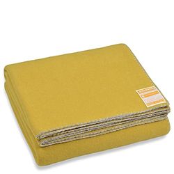 zoeppritz since 1828 Smoothy Fleece Deken – Pluizige knuffeldeken van polarfleece - veganistisch - 140x190cm - 165 Curcuma