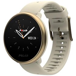 Polar Ignite 2 - Smartwatch per il Fitness con GPS - Monitoraggio della FC dal Polso - Guida Personalizzata agli Allenamenti, Monitoraggio del Recupero e del Sonno, Oro E Champagne, S-L, Ignite2