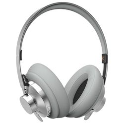 ECHO Bezprzewodowe słuchawki audio Head Band ANC szare metalowe - aktywna redukcja szumów, konstrukcja pałąka, jakość dźwięku premium