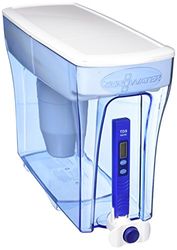 ZeroWater KC54962 Distributeur d'eau 30 tasses avec filtre avancé 5 étapes + compteur de qualité de l'eau 7,1 l