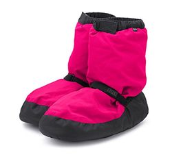 Bloch Dames-dansschoenen, opwarmlaarzen, Fluorescerend Roze, X-Large