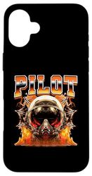Pilot Aviation stile Bootleg anni '90 Custodia per iPhone 16 Plus