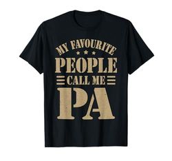 Pa Tshirts from Grandchildren for Pa Funny Men Fathers Day T-Shirt