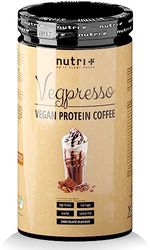 Nutri + Caffè Vegano Proteico Cioccolato Vegpresso Protein Coffee con Caffeina Proteine in Polvere Senza Lattosio senza Glutine