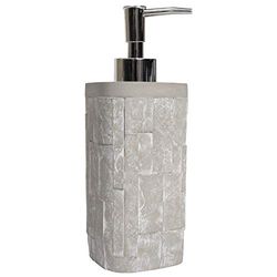 Sweet Home Collection Juegos de Accesorios Colecciones únicas Moderno Clásico Hermosos diseños Decorativos contemporáneos para bañera de baño y Ducha, Resina, Avalon, Lotion Pump/Soap Dispenser
