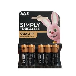 DURACELL SIMPLY AA B5 STILO MN1500 ALKALINA