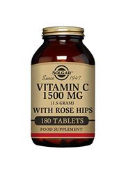 Solgar Vitamin C 1500mg with Rose Hips - Healthy Immune System - Antioxidant - Vegan - 180 Tablets